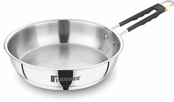 BERGNER Eternity Stainless Steel Frypan with Triply Bottom, Induction