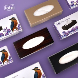 Iota Tissue Dispenser with Including 100 Pulls of Tissue Vehicle Tissu