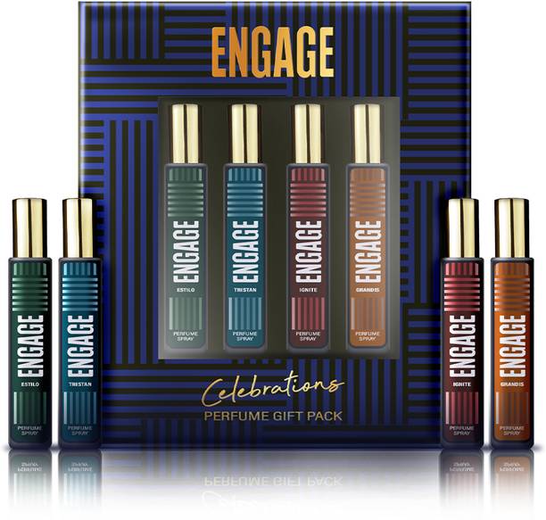 Engage Gift Set Celebrations Perfume Spray, Long Lasting Wedding Hampe