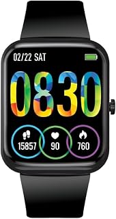 Promate Xwatch-B18 Fitness Smart Watch, 1.8  Display, Black Bluetooth