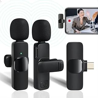 TECHNOVIEW 2.4 Ghz Omnidirectional Lavalier Wireless Dual Microphone w