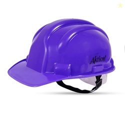 Aktion AK H01_WHT Safety Helmets Nape Type, Color: Violet, Pack of 40,