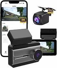 PAPAGO N291 3K Dual Channel Dashcam with Sony CMOS Sensor | F1.5 Ultra