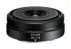 Nikon NIKKOR Z 26mm f/2.8 Mirrorless Camera Lens