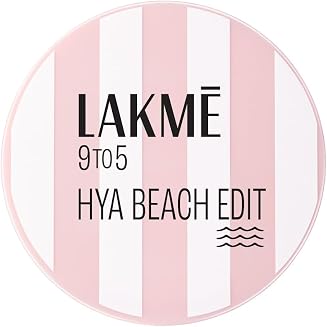 Lakme 9to5 Hya Matte, Beach Edit Cushion Foundation, C 390-Cool Cocoa,