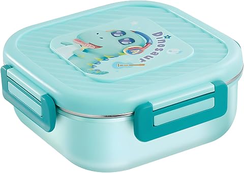 Large Stainless Steel Bento Lunch Box  1300ml 304 SS Tiffin Food Stora