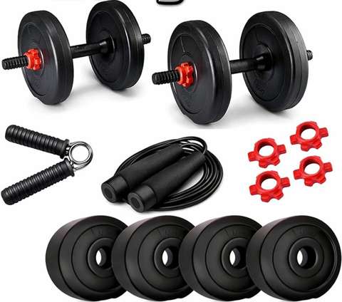 TUCKER FITNESS PVC DUMBBELL 10KG 2.5X4 PLATE Fitness Accessory Ki...mo