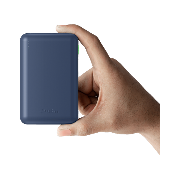 URBN 20000 mAh 22.5 W Pocket Size Power Bank Blue, Lithium Polymer, Fa