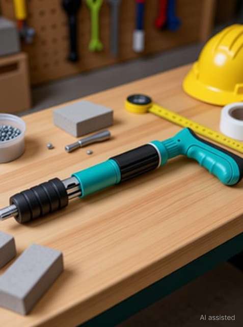 Kesig Nail Wall Fastening Tool for Cement Wall - Manual Steel Nai...mo