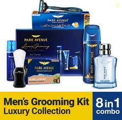 PARK AVENUE Luxury Grooming Kit for Men (8 Items in the set)