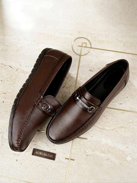 ROASTER Loafers For Men (Brown , 10)