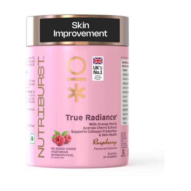 Nutriburst True Radiance Collagen Gummies Skin Glow & Elasticity 30 No