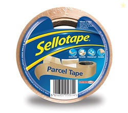 Sellotape Parcel Tape, Brown Tape for Packing, High-Strength Packaging