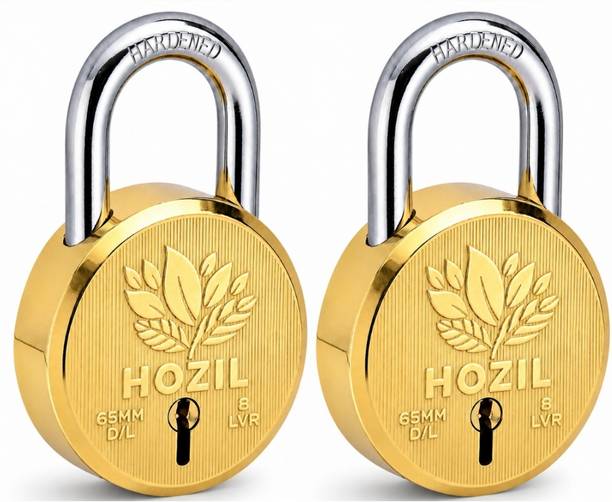 HOZIL 65MM Lotus Design | Hardened Shackle | Double Locking | 8 Levers