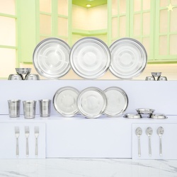 Flipkart SmartBuy Pack of 24 Stainless Steel Flipkart SmartBuy Dinner