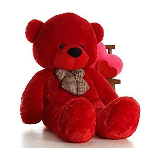 AK TOYS 3 Feet red Teddy Approx 90 cm High Quality 3 Feet Teddy Bear f
