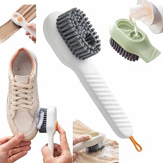 Multipurpose Cleaning Brush with Liquid Dispenser  Refillable Scrub Br