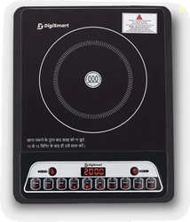 DIGISMART 2000 W Induction Cooktop Push Button Black, Induction Cookto