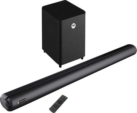 MOTOROLA AmphisoundX 200 W Bluetooth Soundbar (Black, 2.1 Channel...mo