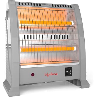 Lifelong Dyno 800 Watts Quartz Room Heater for Home with 2 Power setti