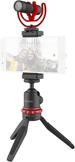 Vlogging Kit - Video Wi-Fi Microphone, Mini Tripod with Extension Hand