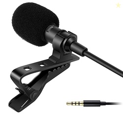 INEFABLE Dynamic Lapel Collar Mic Voice Recording Filter Microphone fo