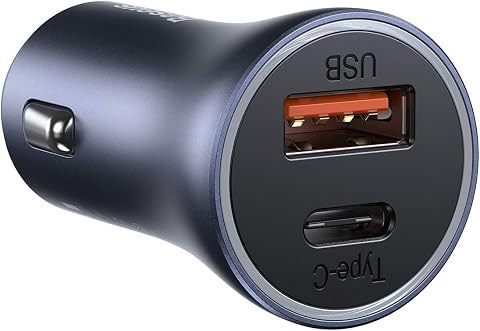 Baseus Golden Contactor Pro Dual Quick Charger Car Charger U+C 40W Dar
