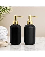 HomeWiz Soap Dispenser Bottle Set of 2, 300ml - Refillable Handwash Pu