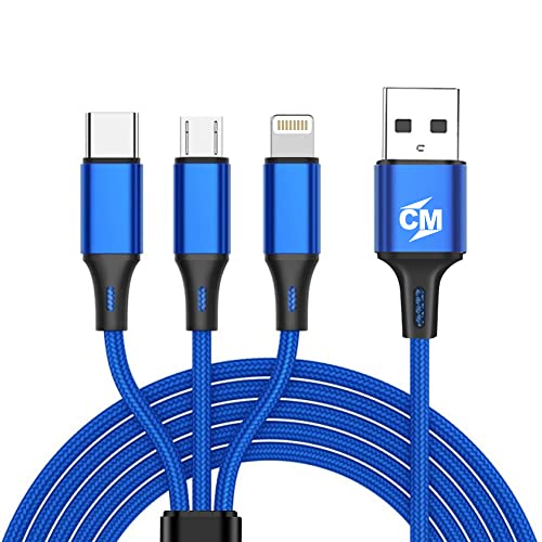 CALL MATE 3 in 1 Multiple USB Fast Charging and Data Cable for Compati