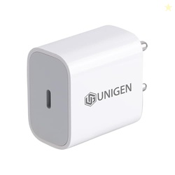 UNIGEN 20W Type C PD 3.0 Fast Charging Adapter | BIS Certified Wall Ch