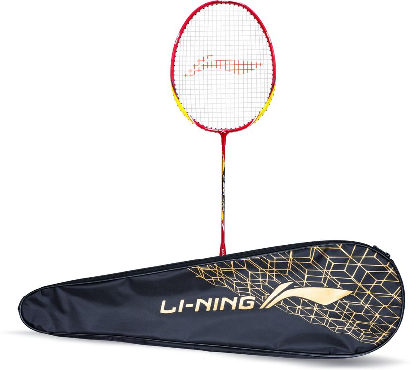 LI-NING XP 900 Badminton Racket Pack of 1 + 1 Full Cover (Red, Or...mo