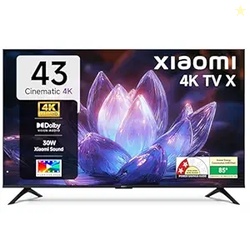 Xiaomi (108 cm) 43 inch X 4K Ultra HD Smart | Dolby Vision | Eye Care