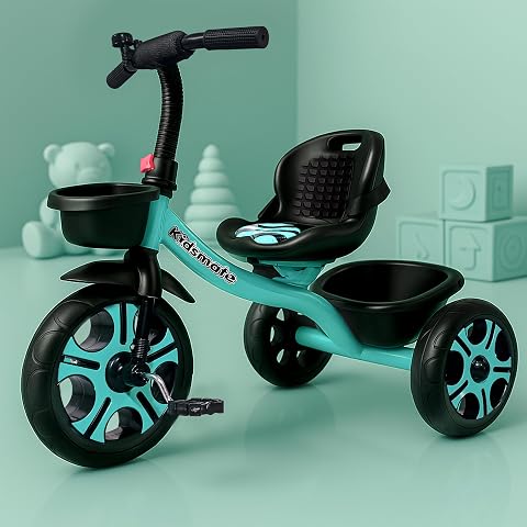 Ninja Plug N Play Durable Kids/Baby Tricycle, Safe & Secure, Storage B