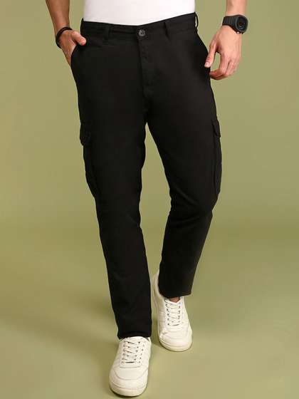Urban Dog Men Regular Fit Cotton Cargos