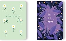 Set of 2 Combo Pack|B6 Notebook|90 GSM Ruled Journals for School, Offi