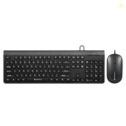 ZEBRONICS JUDWAA 880 Wired USB Keyboard & Mouse Combo, Plug & Play, 10