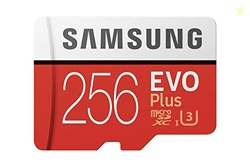 Samsung EVO Plus 256GB microSDXC UHS-I U3 100MB/s Full HD & 4K UHD Mem
