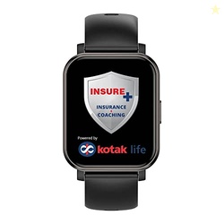 GOQii Insure+ 5 lakhs Health Insurance with Smart Vital Stream (Black)