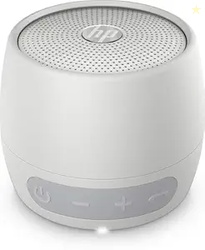 HP 360 Mono Portable Silver Bluetooth Speaker with Built-in Microphone