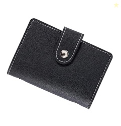 Stealodeal Black 26 Slots Laether Debit/Credit/ATM Man/Women Card Hold