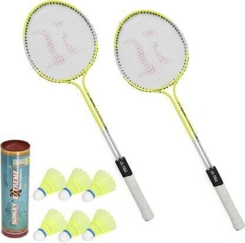 saipro ROXON Phantom Badminton Racquet Set Of 2 Piece With 6 Piece Bad