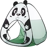 Amazon Brand - Jam & Honey Panda Popup Play Tent for Kids | Foldable A