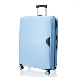 HRX Parabola Large Size Light Blue Polypropylene Hard Shell Suitcase -