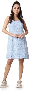Casual Floral Printed Maxi Length Fit & Flare Dress for Women || Summe
