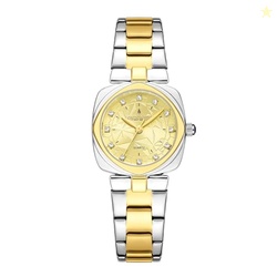 London Fog Salisbury Collection Watch for Women with Geometric Pattern