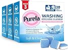Purela Washing Machine Cleaner Tablets  90 Effervescent Tablets for Fr