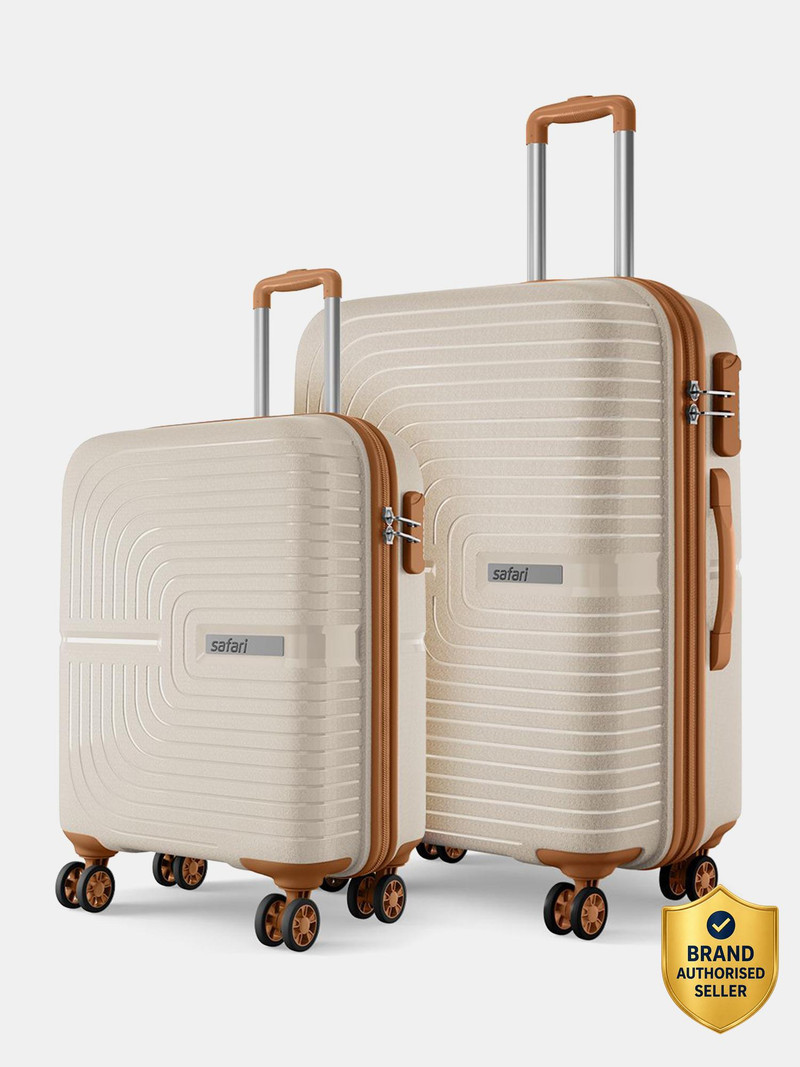 SAFARI Hard Body Set of 2 Luggage 8 Wheels - Eclipse Neo 55/66 4W Luxu