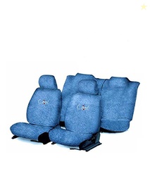 Flomaster 35 Towelmate Seat Cover for Maruti Ritz (Set of 3, Blue)