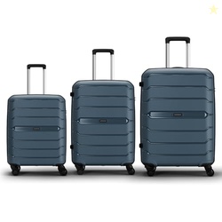 Aristocrat Liberty Set of 3 (Cabin+Medium+Large) Trolley Bags, Spanish