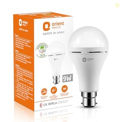 9W Emergency LED Bulb| Rechargeable LED Light| 2 Hours Battery Backup|
